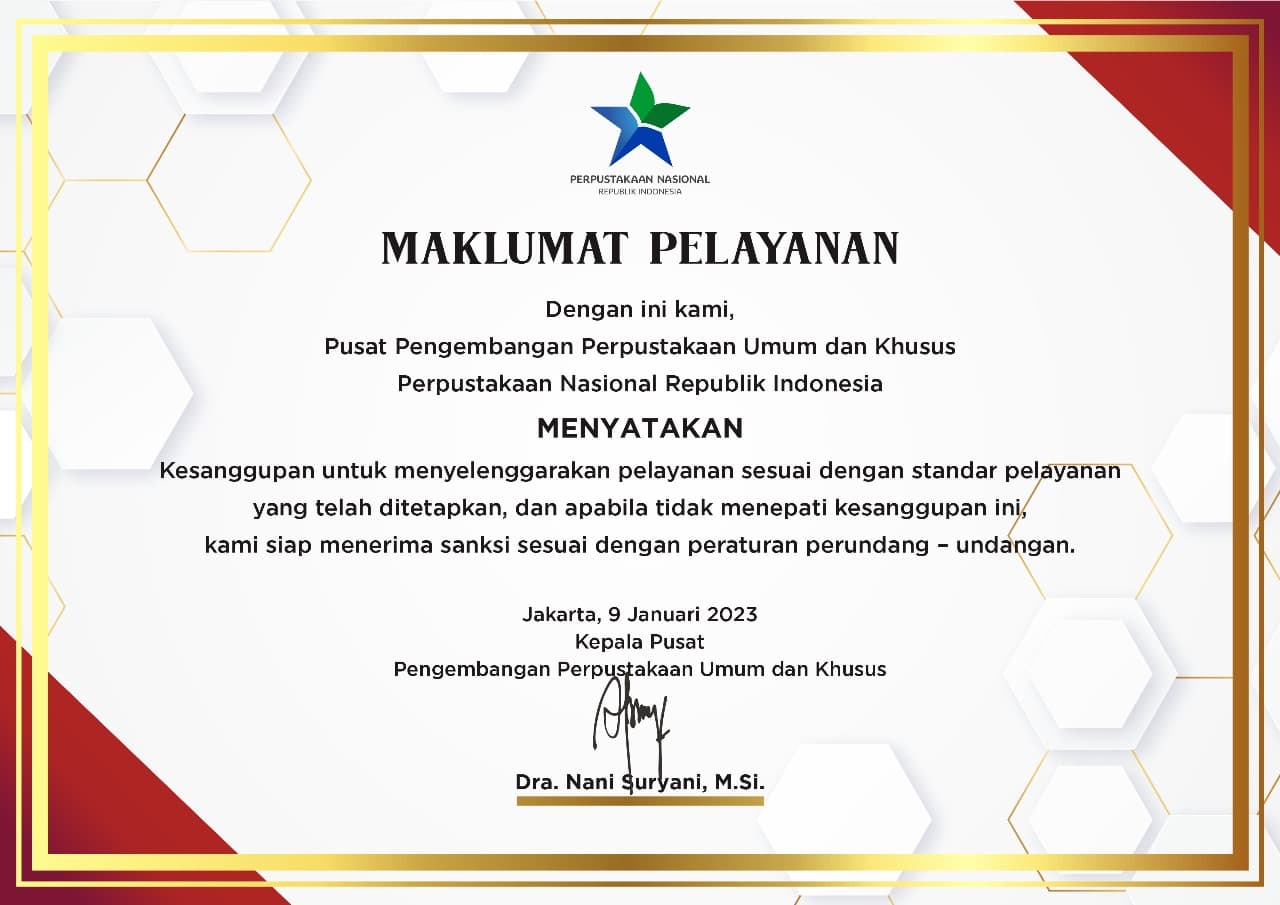 Maklumat Pelayanan Publik PPUK