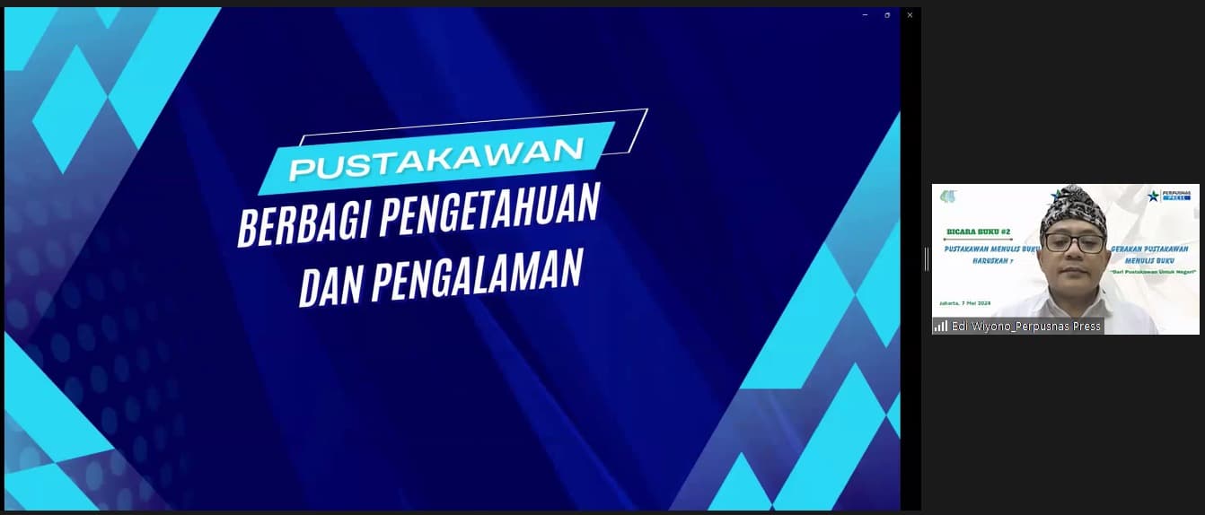 Semarakkan HUT Perpusnas, Perpusnas Press Dorong Pustakawan Berkontribusi Lewat Tulisan 