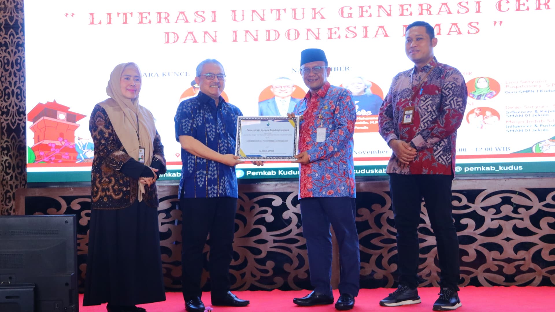 Kabupaten Kudus Terima Bantuan Pembangunan Gedung Perpustakaan