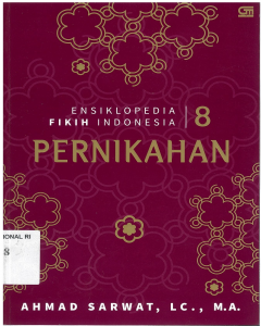 Pernikahan : Ensiklopedia Fikih Indonesia 8