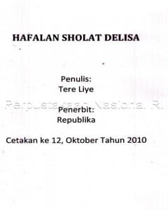 Hafalan sholat Delisa