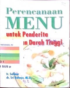 Perencanaan menu untuk penderita tekanan darah tinggi